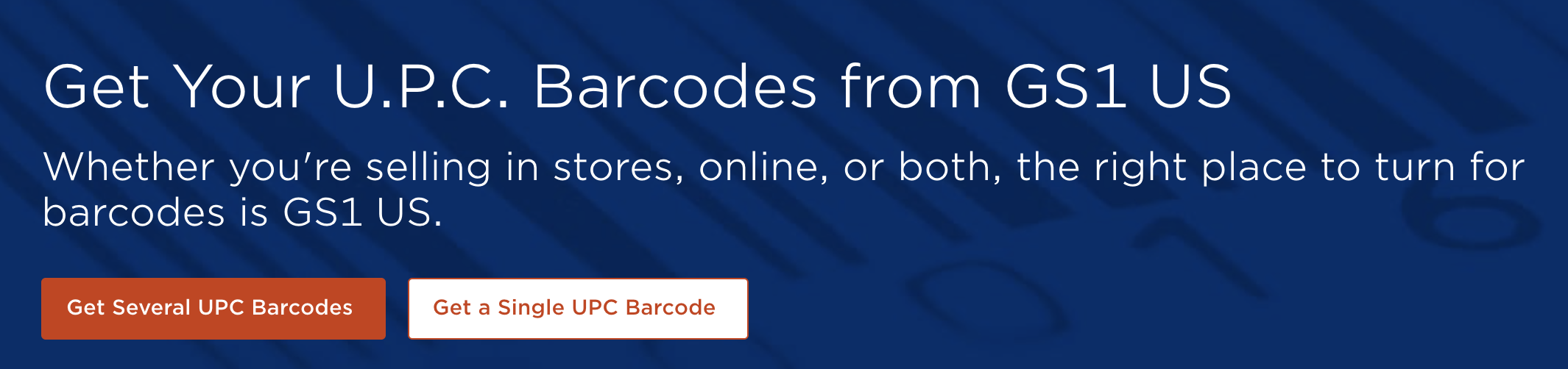 GS1 Website: Buying Barcode Prefixes