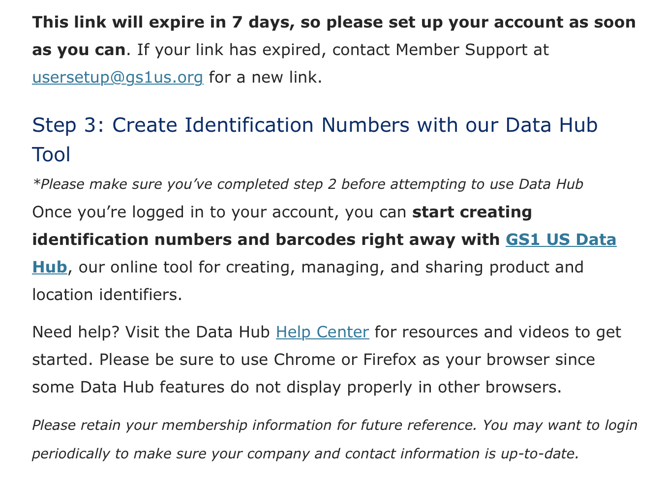 GS1 Buying Barcodes: Data Hub Tool