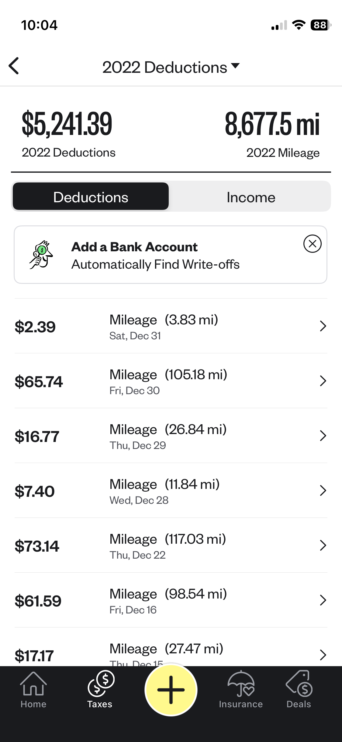 2022 Total SMR Deduction