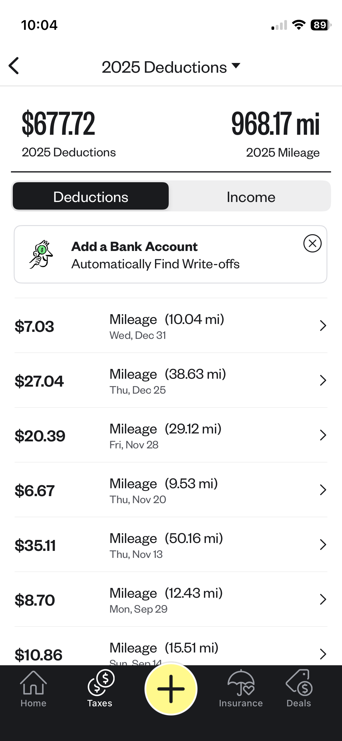 2025 Total SMR Deduction